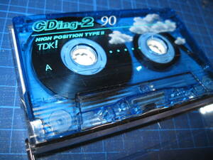 使用済み　中古　 カセットテープ　TDK　CDing2　Type2　ハイポジ　90分 　2本　爪なし　No.380