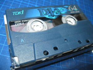 変更　使用済み　中古　 カセットテープ　TDK　DJ2　Type2　ハイポジ　64分 　1本　爪なし　No.529