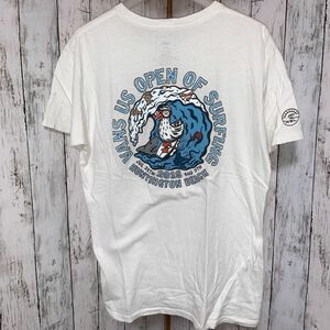 VANS 半袖Tシャツ　バックビックプリント　サーフィン　ストリート　スケーター