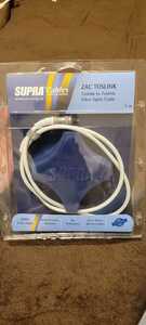  coaxial cable COAX cable Belden 1506A 1.5mOPTIC cable SUPRA toslink 1.0m set 