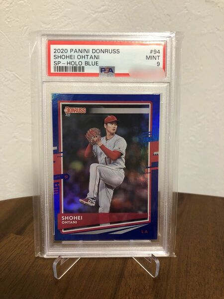 PSA9 2020 PANINI Donruss 大谷翔平 HOLO Blue