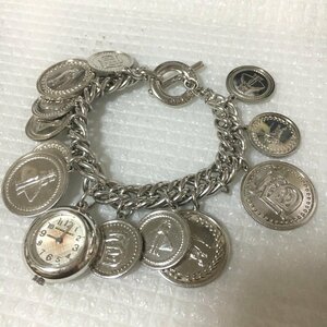 実働 激レア 珍 BURBERRY バーバリー プローサム スターリングシルバー 925 SILVER ブレスレット BU5221 銀 腕時計 IW303BT16BRBRR//