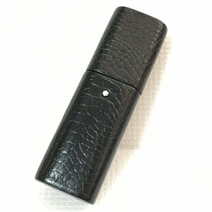  superior article MONTBLANC Montblanc handcraft pen case pen pouch f Lawrence black ko type pushed black IW303BP05MNTBL02