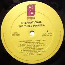 【BW065】THE THREE DEGREES「International (世界の恋人)」, 75 JPN(帯) 初回盤　★フィラデルフィア・ソウル/ディスコ_画像7