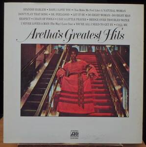 【BW086】ARETHA FRANKLIN「Aretha's Greatest Hits (グレイテスト・ヒット)」, 72 JPN Compilation/国内初回盤　★ディープ・ソウル/R&B