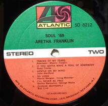 【BW079】ARETHA FRANKLIN「Soul '69」, 69 US Original　★ディープ・ソウル_画像5