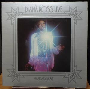 【BW023】DIANA ROSS「Diana Ross Live At Caesars Palace」, 74 US Original/折り込み写真特殊ジャケ　★ソウル/R&B