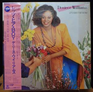 【BW215】DENIECE WILLIAMS「Let's Hear It For The Boy (レッツ・ヒア・BOY)」, 84 JPN(帯) 初回盤/シュリンク　★シンセ-ポップ/ソウル