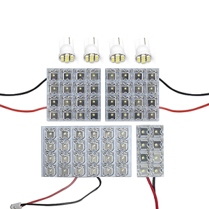 メール便送料無料 新型ハリアー/ハイブリッド ZSU60/65W LEDルームランプ FLUX 8Pセット 96発 トヨタ 室内 ライト 車内灯