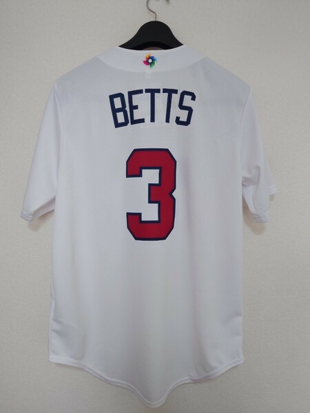 【アメリカ代表】ムーキー・ベッツ ユニフォーム M WBC 2023 team USA Mookie Betts jersey NIKE ナイキ MLB ホーム ユニホーム ドジャース