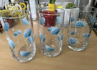 昭和レトロ フルーツ グラス