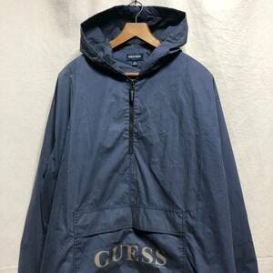 オールド　GUESS JEANS アノラックパーカー　90s 古着　ヴィンテージ　プルオーバー　パーカー　アノラック　ゲス　ゲスジーンズ