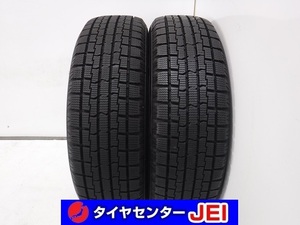 155-65R14 9分山 イエローハット アイスフロンテージ 2020年製 中古スタッドレスタイヤ【2本セット】送料無料(AS14-2471）