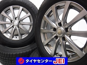 16インチ 215/65R16 6.5J+38 114.3 アルファード/ヴェルファイア 中古スタッドレスホイール【4本セット】送料無料(ASA16-0551）