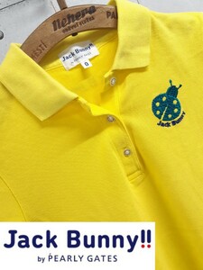 SALE！売り切り！Jack Bunny by PEARLY GATES ポロシャツ　刺繍　ジャックバニー　パーリーゲイツ　ゴルフ　シャツ