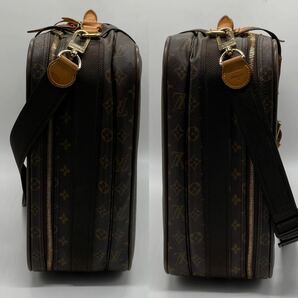 1円【超高級】LOUIS VUITTON サテライト モノグラム 2way ビジネスバッグ 旅行バッグ ヴィトン トートバッグ ショルダー ブラウン 男女兼用の画像4