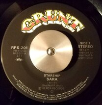 試聴/STARSHIP/スターシップ/Sara セーラ/Hearts Of The World/1986 国内盤 7inch 45rpm/AOR/Pop Rock/Classic/Light Mellow/80's Hit/名盤_画像3