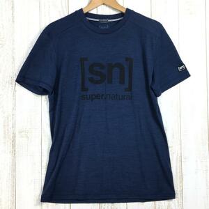 MENs S スーパーナチュラル エッセンシャル アイディー Tシャツ Essential ID Tee ロゴT メリノウール supernatur