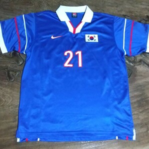 値下交渉 1998年 ワールドカップ フランス大会 韓国代表 LEE Dong Gook NIKE MADE IN KOREA 検/ FIFA WORLD CUP SOUTH FRANCE 大韓民国 Y2K