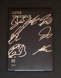BTS (防弾少年団)★直筆サイン入り・韓国アルバム「LOVE YOURSELF 轉 Tear」CD
