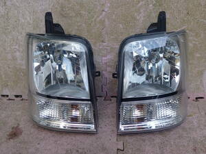  secondhand goods / coating settled ]* Every *DA64V* head light * left right set *re. attaching * halogen *②