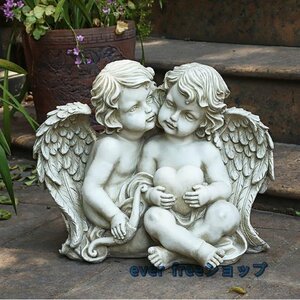  bargain sale! garden ornament angel miscellaneous goods Rome column lovely entranceway ornament garden making garden objet d'art gardening decoration lovely man 