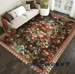 人気推薦 豪華 玄関マット段 通家庭用カーペット160cm*230cm花柄 絨毯