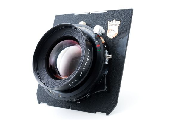 19600円 通販卸売り 大判カメラ用180mmレンズ フィルムカメラ