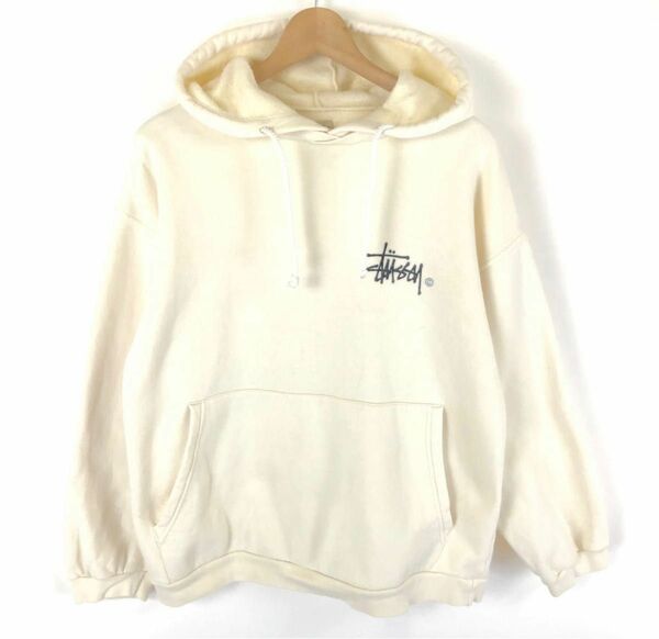 STUSSY ステューシー パーカー バックプリント　王冠タグ　90s