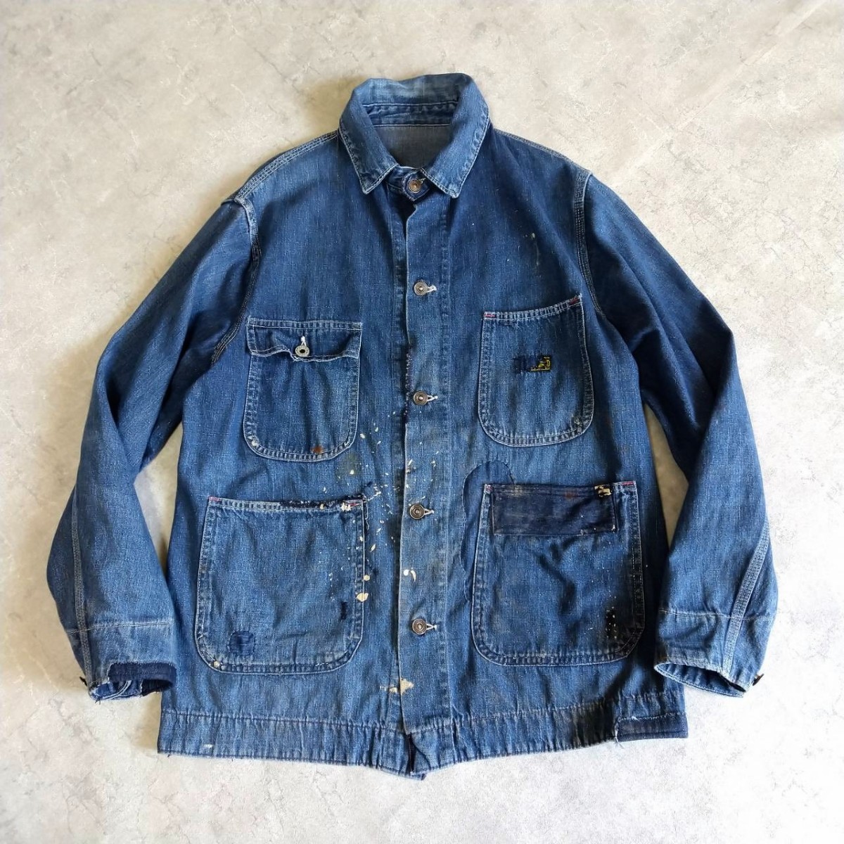 直販大セール 【36-38程度】60s ヘラクレス デニム カバーオール ビンテージ カバーオール