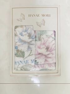 HANAE MORI ハナエモリ　フェイスタオル バスタオル タオルハンカチ 34cm 34cm 未使用