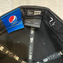 ニューエラ NEWERA × ペプシ PEPSI コラボ キャップ サイズ7 1/4( 57.7cm) ブラック_画像9