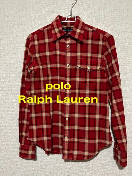ラルフローレン　チェックシャツ　 コットンシャツ　polo Ralph Lauren
