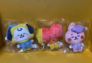 BT21 ふわふわマスコット3 CHIMMY＆TATA＆COOKY 3点セット