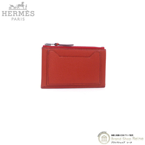 エルメス （HERMES） クラリス PM ヴォーエプソン コーラル コインケース 小銭入れ □G刻（中古）