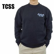 新品未使用 TCSS/The Critical Slide Society CREATOR CREW GREEN BLACK メンズ Mサイズ 長袖 トレーナー スウェット ロゴプリント 裏起毛_画像1