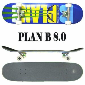 PLAN B/プランビー コンプリートスケートボード/スケボー JOSLIN TEAM OG 8.0x31.85 GREEN COMPLETE SK8 [返品、交換不可]