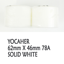 YOCAHER PUNKED SPEED CRUISER LONGBOARD WHEEL 62×46mm 78a SOLID WHITE スケートボード ウィール スケボー SK8 中white[返品、交換不可]_画像2