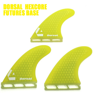 DORSAL/do- monkey HEXCORE HONEYCOMB YELLOW THRUSTER FIN FUTURESto life .n3 pcs set [ returned goods, exchange is not possible ]