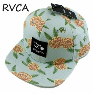 RVCA/ルーカ RVCA LUKE FLORAL SNAPBACK HAT GREEN TEA CAP/キャップ HAT/ハット 帽子 日よけ GNT[返品、交換不可]