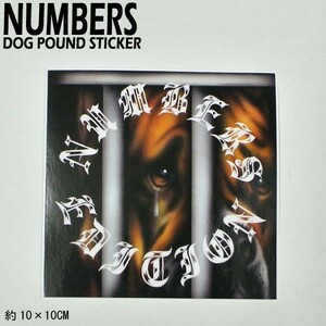 値下げしました！NUMBERS EDITION/ナンバーズエディション DOG POUND STICKER ステッカー シール スケボー 07