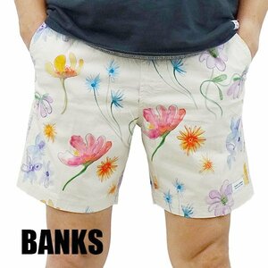 新品未使用 XLサイズ BANKS/バンクス FLUER ELASTIC BOARDSHORTS BONE 男性用 サーフパンツ ボードショーツ サーフトランクス 海パン