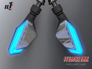 送料安！LK5-21BL LED ウインカー ポジション付 CBR250/R/RR CBR400/R/RR CBR600RR CBR/900/929/RR CBR954RR CBR1000RR CBR1100XX 汎用