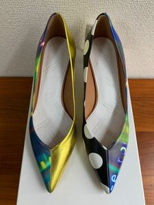 【新品希少】Maison Margiela メゾン・マルジェラ ハイヒール◆バイカラー23㎝◆外箱・収納袋付き◆匿名配送