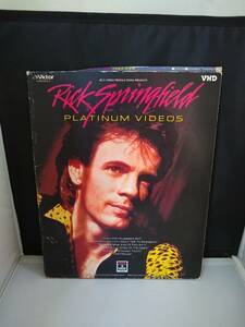 R6073　VHD・ビデオディスク リック・スプリングフィールド　プラチナ・ビデオ　RICK SPRINGFIELD