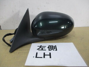  Jaguar X GH-J51W green left door mirror 015712 electric storage 