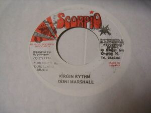 ●Reggae 45●DONI MARSHALL / NINJAMAN/ VIRGIN RHYTHM /KILL DEM