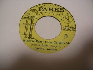 ●Reggae 45●PINCHERS/CYNTHIA RICHARDS / IF YOU'RE READY COME GO WITH ME