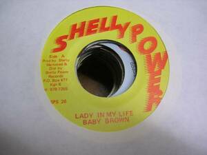 ●Reggae45●BABY BROWN/LADY IN MY LIFE●SHELLY POWER