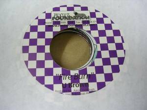 ●Reggae45●U BROWN/FIRE BURN●ROOTS FOUNDATION